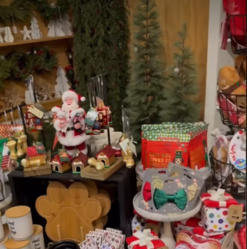 Santa and pet gifts - Burkholder Holiday Market