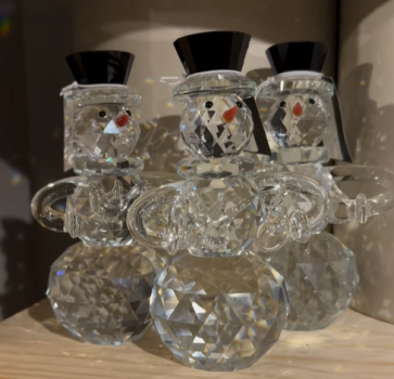 crystal snowmen - Burkholder Holiday Market