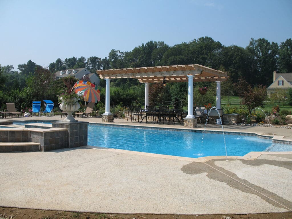 Cedar-Pergola-with-Permacast-Posts