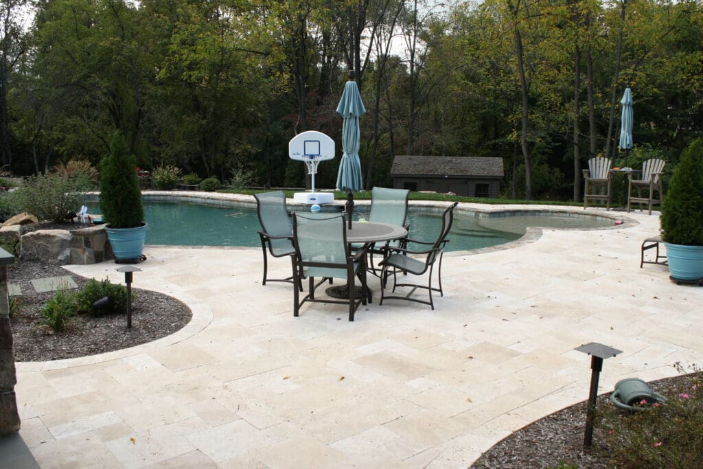 Travertine-Patio