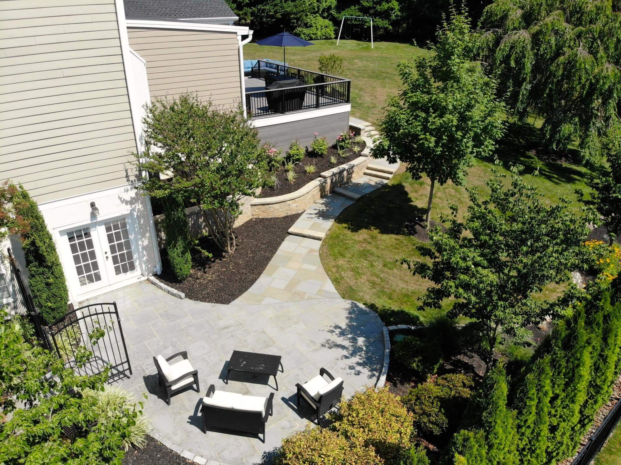 Landscape design project AFTER completion - investing in landscape design - Burkholder Landscape